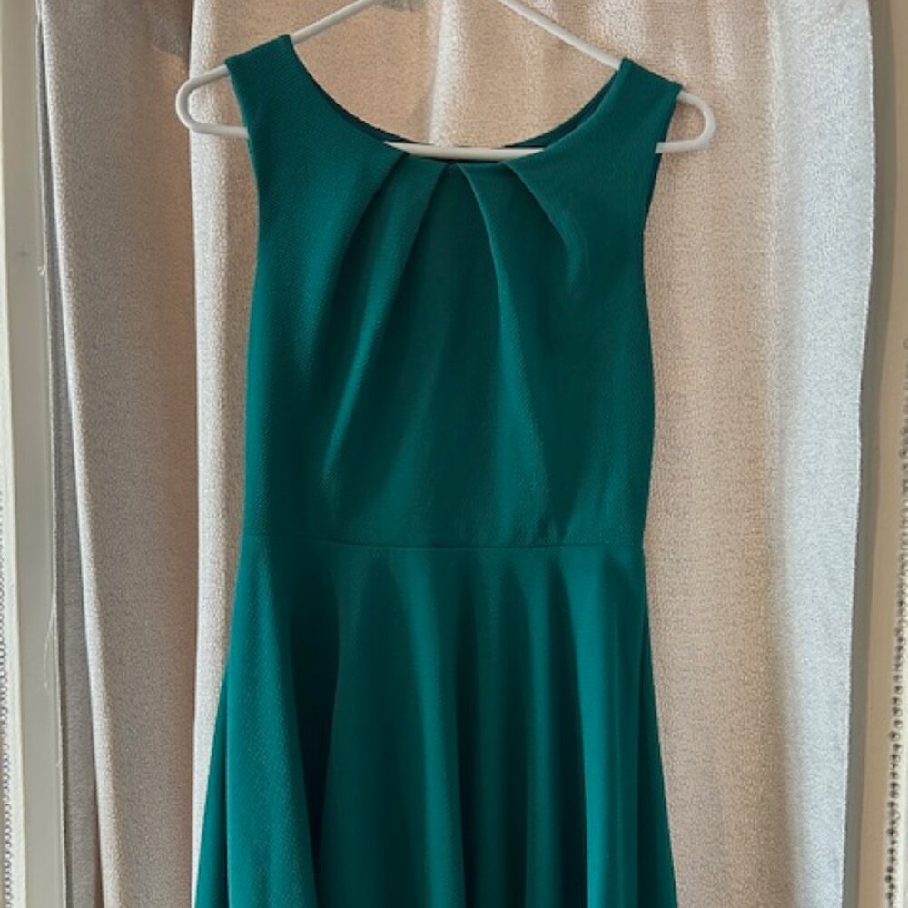 Dark Teal Green Women's Tank Dress by City Studio size 9